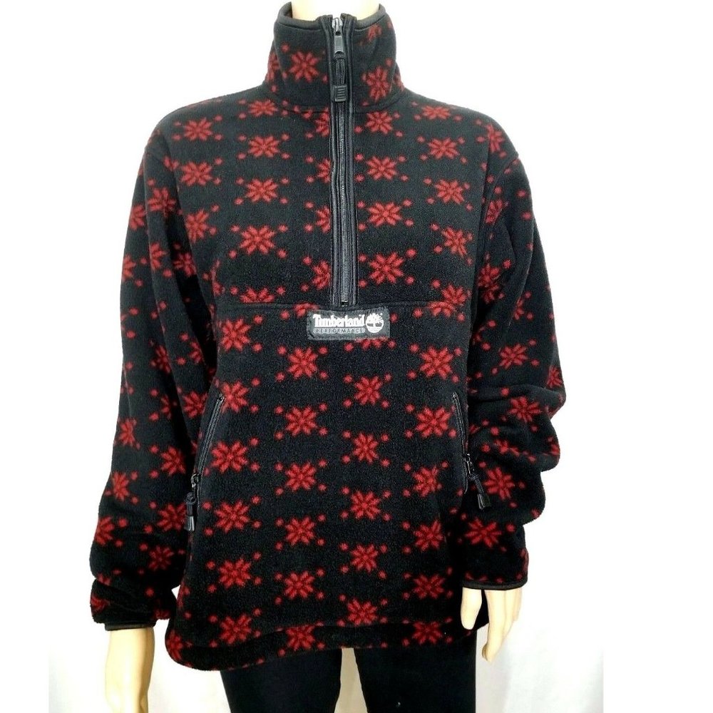 Vtg Timberland Performance Polartec Fleece Sweater